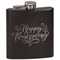 Thanksgiving Black Flask - Engraved Front