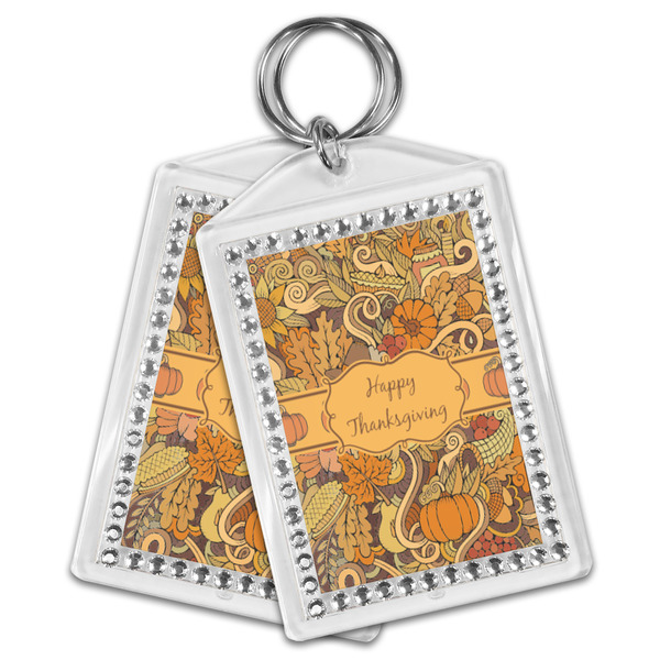 Thanksgiving Bling Keychain - MAIN