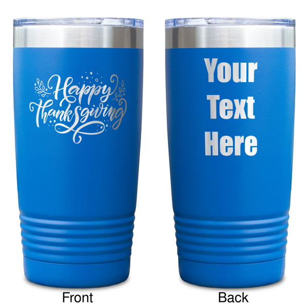 Thanksgiving Blue Polar Camel Tumbler - 20oz - Double Sided - Approval