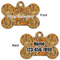 Thanksgiving Bone Shaped Dog ID Tag - Large - Approval