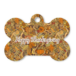 Thanksgiving Bone Shaped Dog ID Tag