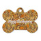 Thanksgiving Bone Shaped Dog ID Tag - Large - Front