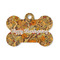Thanksgiving Bone Shaped Dog ID Tag - Small