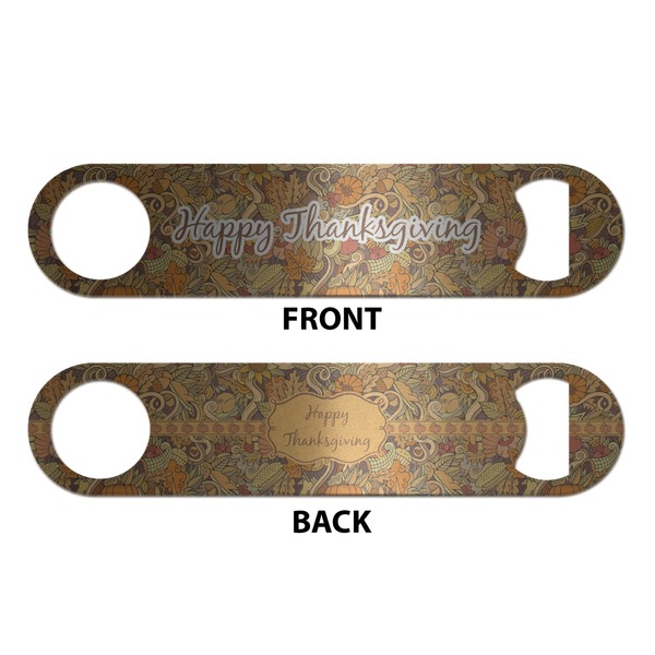 Thanksgiving Bottle Opener - Front & Back
