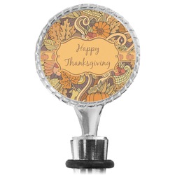 Thanksgiving Wine Bottle Stopper (Personalized)
