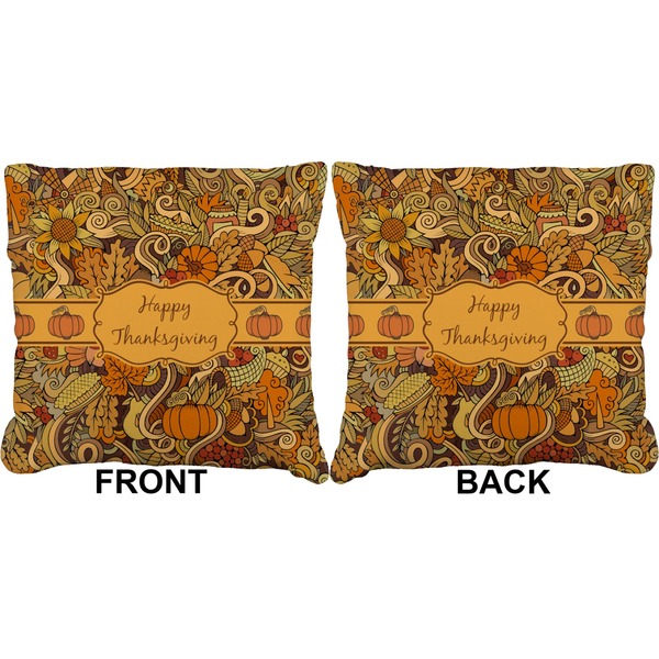 Thanksgiving Burlap Pillow Approval