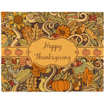 Thanksgiving Woven Fabric Placemat - Twill