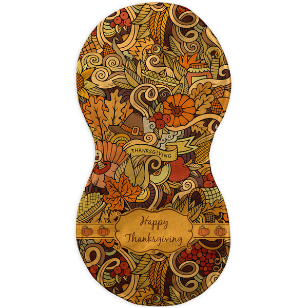 Thanksgiving Burp Peanut Shaped Flat