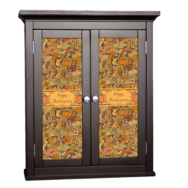 Custom Thanksgiving Cabinet Decal - Medium (Personalized)