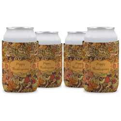 Thanksgiving Can Cooler (12 oz) - Set of 4