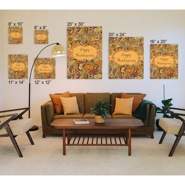Thanksgiving Canvas Prints - Multiple Sizes