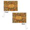 Thanksgiving Car Flag - 11" x 8" - Front & Back View