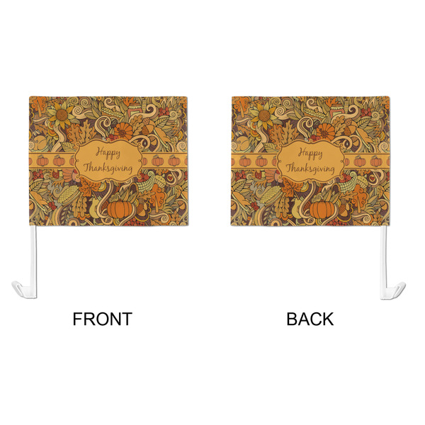 Thanksgiving Car Flag - Large - APPROVAL