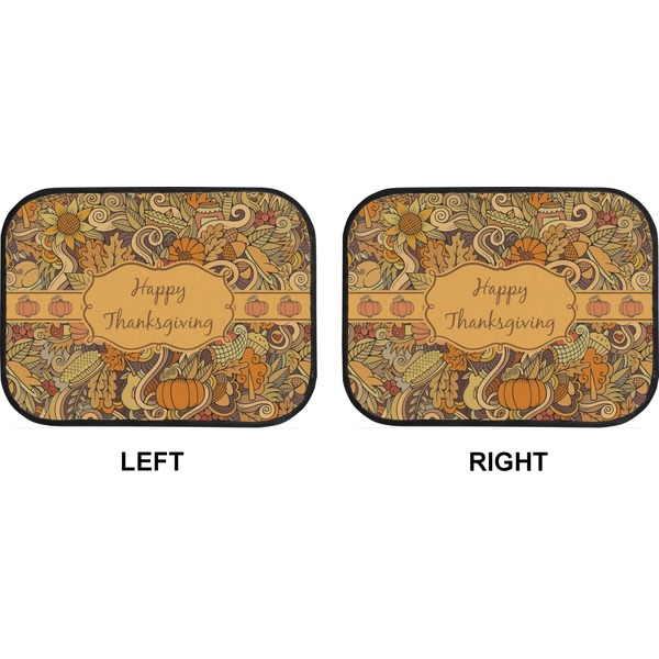 Thanksgiving Car Floor Mats (Back Seat) (Approval)