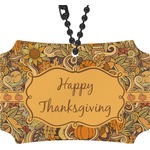 Thanksgiving Rear View Mirror Ornament (Personalized)