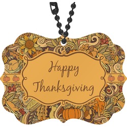 Thanksgiving Rear View Mirror Decor (Personalized)