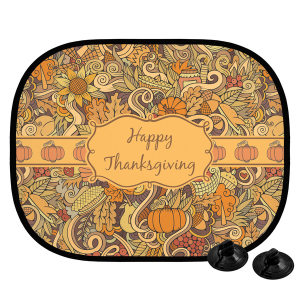Custom Thanksgiving Car Side Window Sun Shade (Personalized)