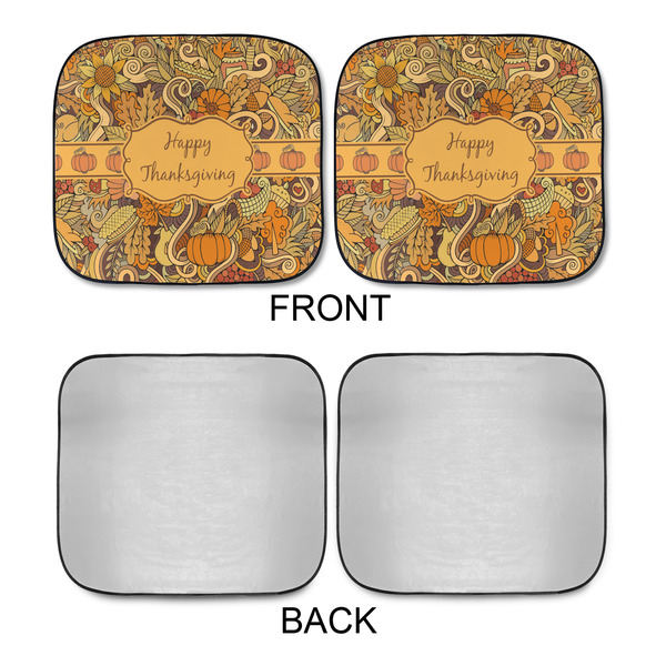 Thanksgiving Car Sun Shades - APPROVAL