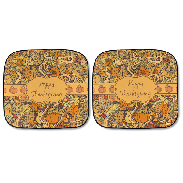 Thanksgiving Car Sun Shades - FRONT