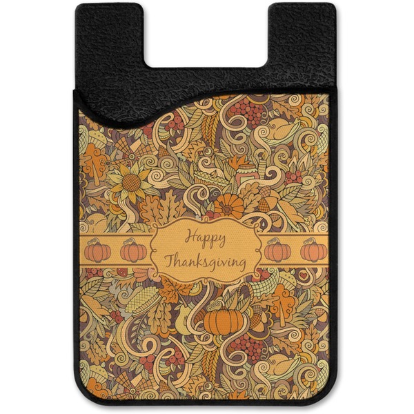Thanksgiving Cell Phone Credit Card Holder
