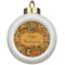 Thanksgiving Ceramic Ball Ornament