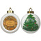 Thanksgiving Ceramic Christmas Ornament - X-Mas Tree (APPROVAL)