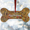 Thanksgiving Ceramic Dog Ornament