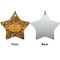 Thanksgiving Ceramic Flat Ornament - Star Front & Back (APPROVAL)