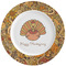Thanksgiving Ceramic Plate w/Rim