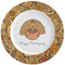 Thanksgiving Ceramic Dinner Plates (Set of 4) (Personalized)
