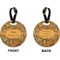 Thanksgiving Circle Luggage Tag (Front + Back)