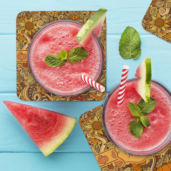 Thanksgiving Coaster Set - LIFESTYLE