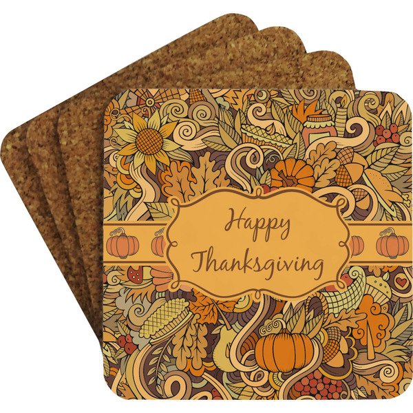 Thanksgiving Coaster Set (Personalized)