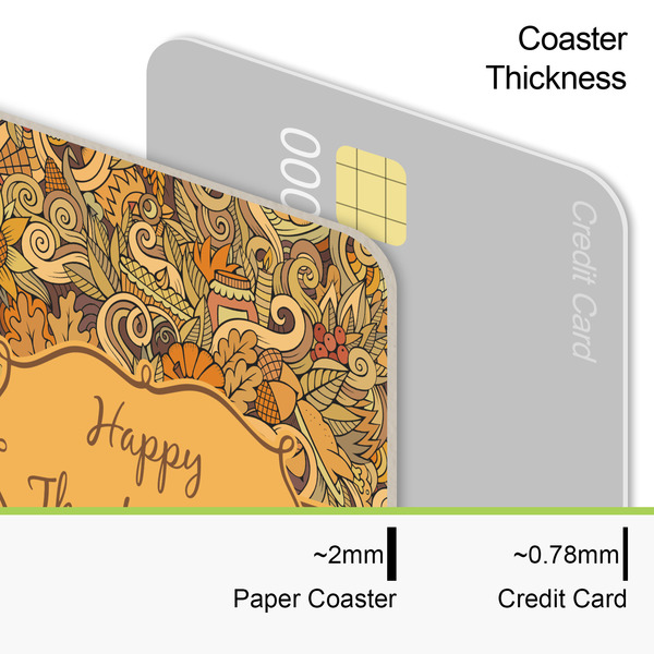 Thanksgiving Coaster Thickness