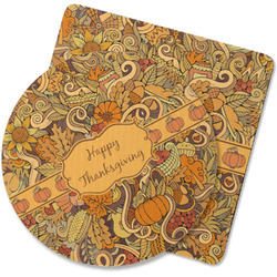 Thanksgiving Rubber Backed Coaster (Personalized)