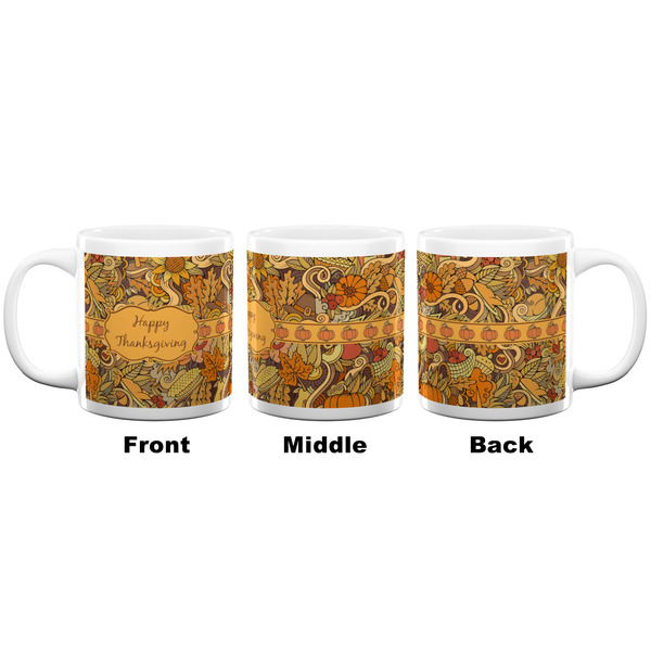 Thanksgiving Coffee Mug - 20 oz - White APPROVAL