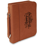 Thanksgiving Leatherette Bible Cover with Handle & Zipper - Large- Single Sided
