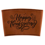 Thanksgiving Leatherette Cup Sleeve