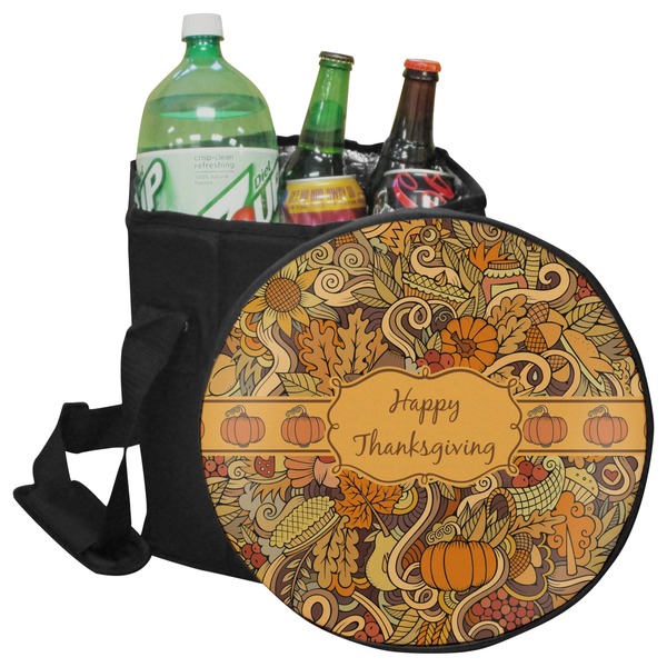 Custom Thanksgiving Collapsible Cooler & Seat (Personalized)