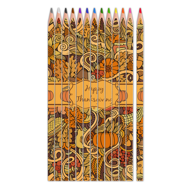 Custom Thanksgiving Colored Pencils