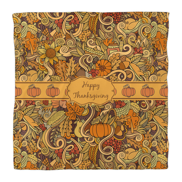 Thanksgiving Comforter - Queen - Front