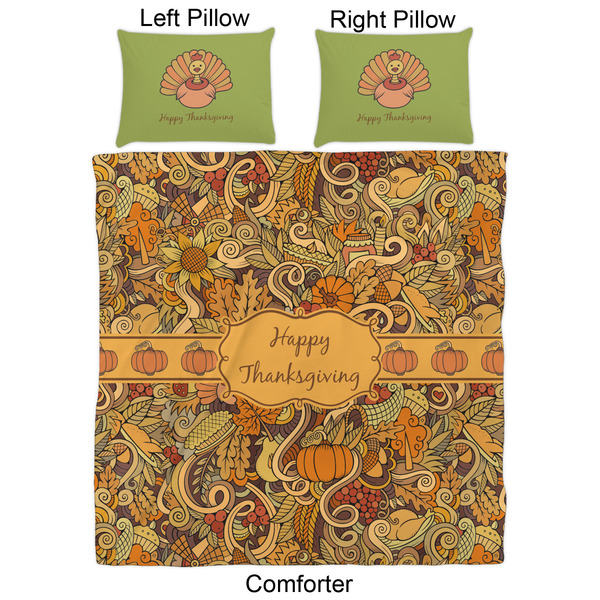 Thanksgiving Comforter Set - Queen - Approval