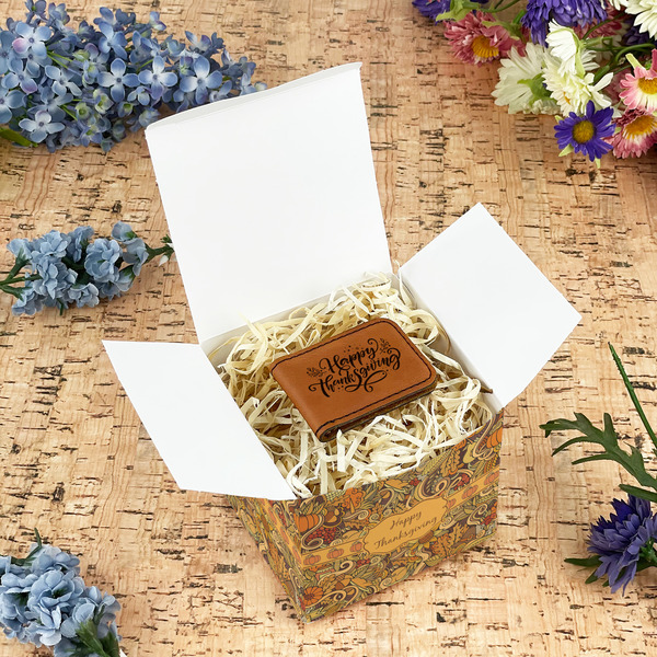 Thanksgiving Cubic Gift Box - In Context