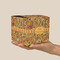 Thanksgiving Cube Favor Gift Box - On Hand - Scale View