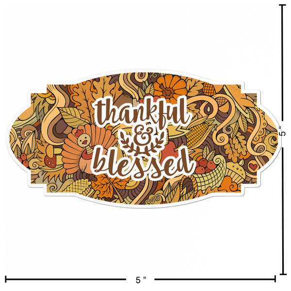Thanksgiving Custom Shape Iron On Patches - L - APPROVAL