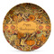Thanksgiving Microwave Safe Plastic Plate - Composite Polymer (Personalized)