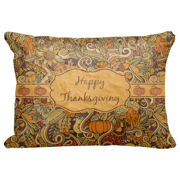 Custom Thanksgiving Decorative Baby Pillowcase - 16"x12"