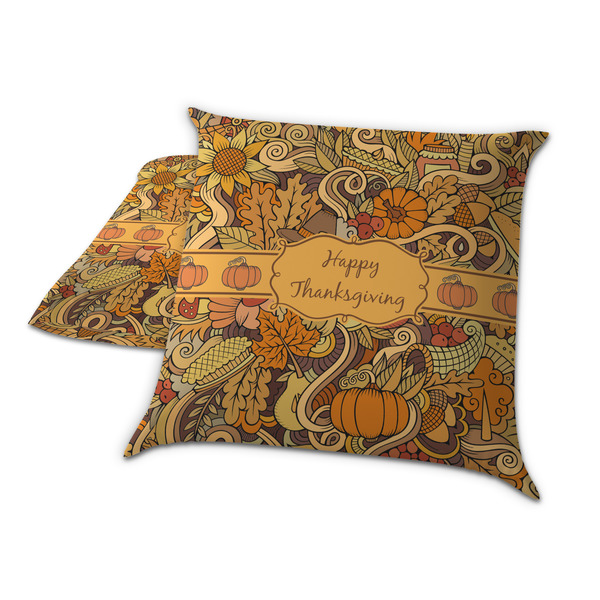 Thanksgiving Decorative Pillow Case - TWO