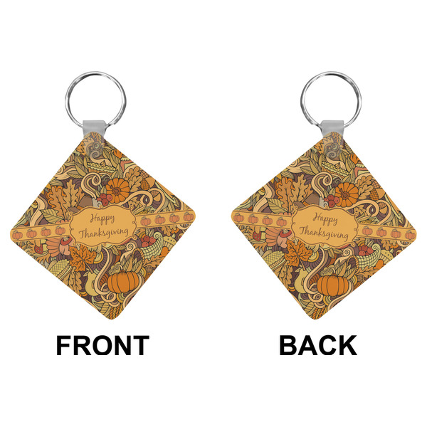 Thanksgiving Diamond Keychain (Front + Back)