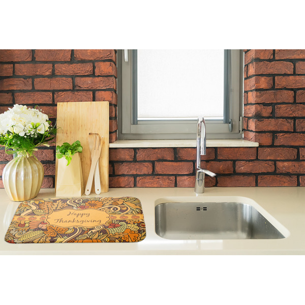 Thanksgiving Dish Drying Mat - LIFESTYLE 2